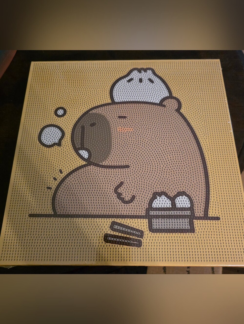 Capabara diamond art 12x12